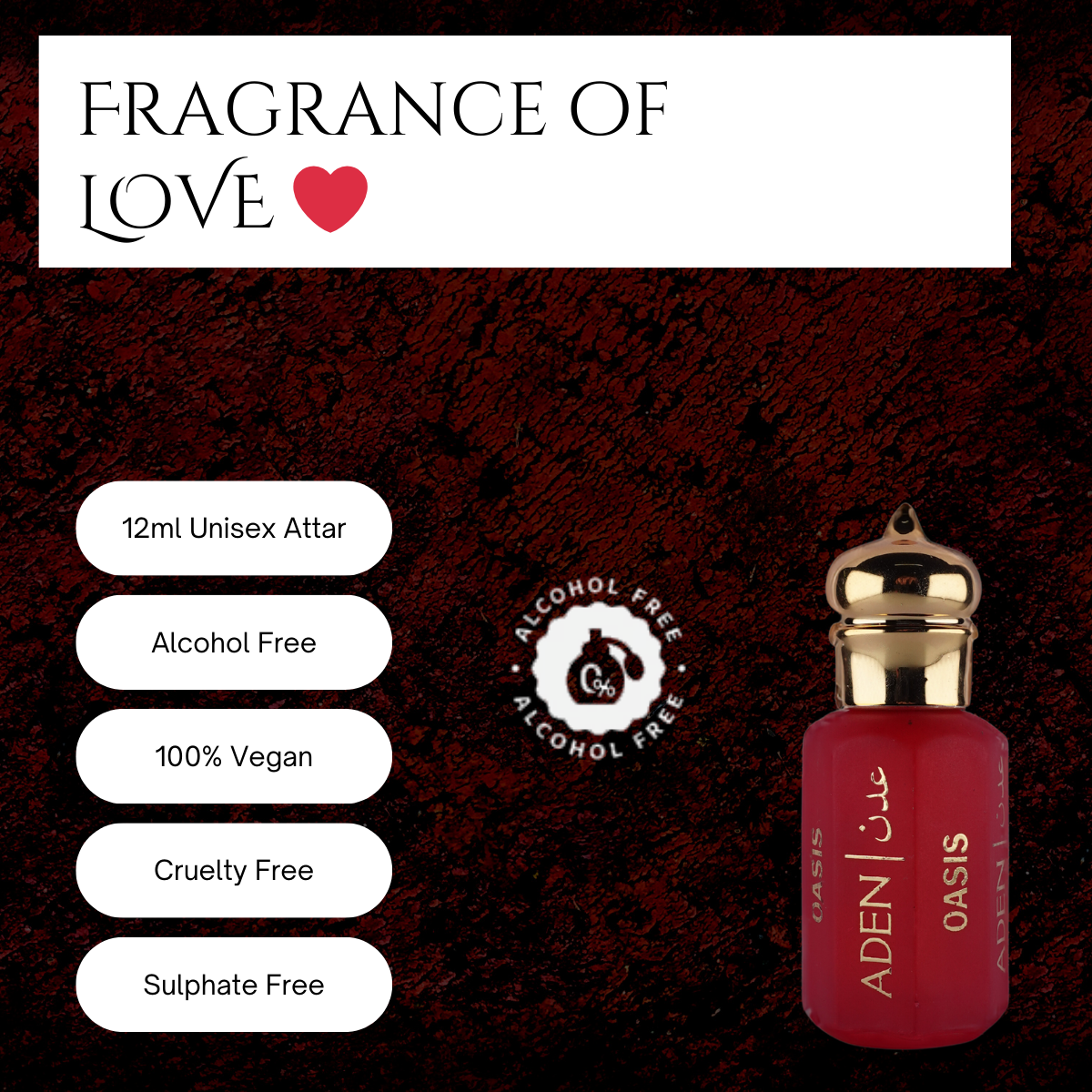Oasis Luxury Attar Perfume - 12ml