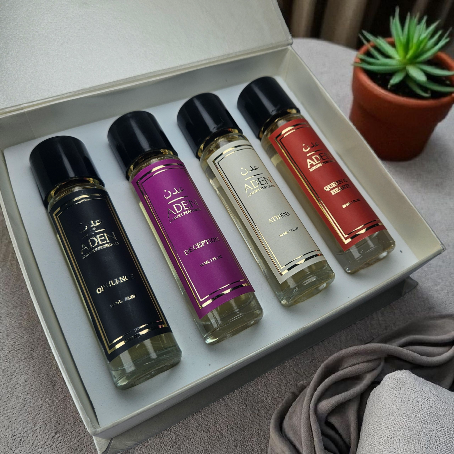 The Luxe Women Quartet – Four Perfumes. Four Moods. One You.