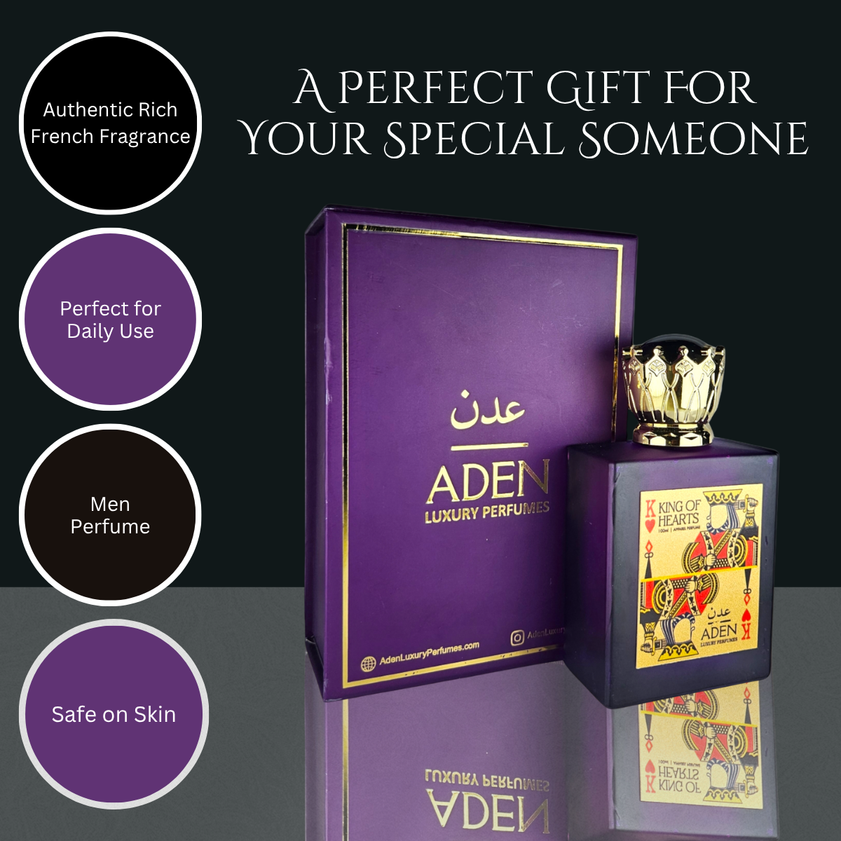 King of Hearts | Oriental Spicy Fragrance | 100ml