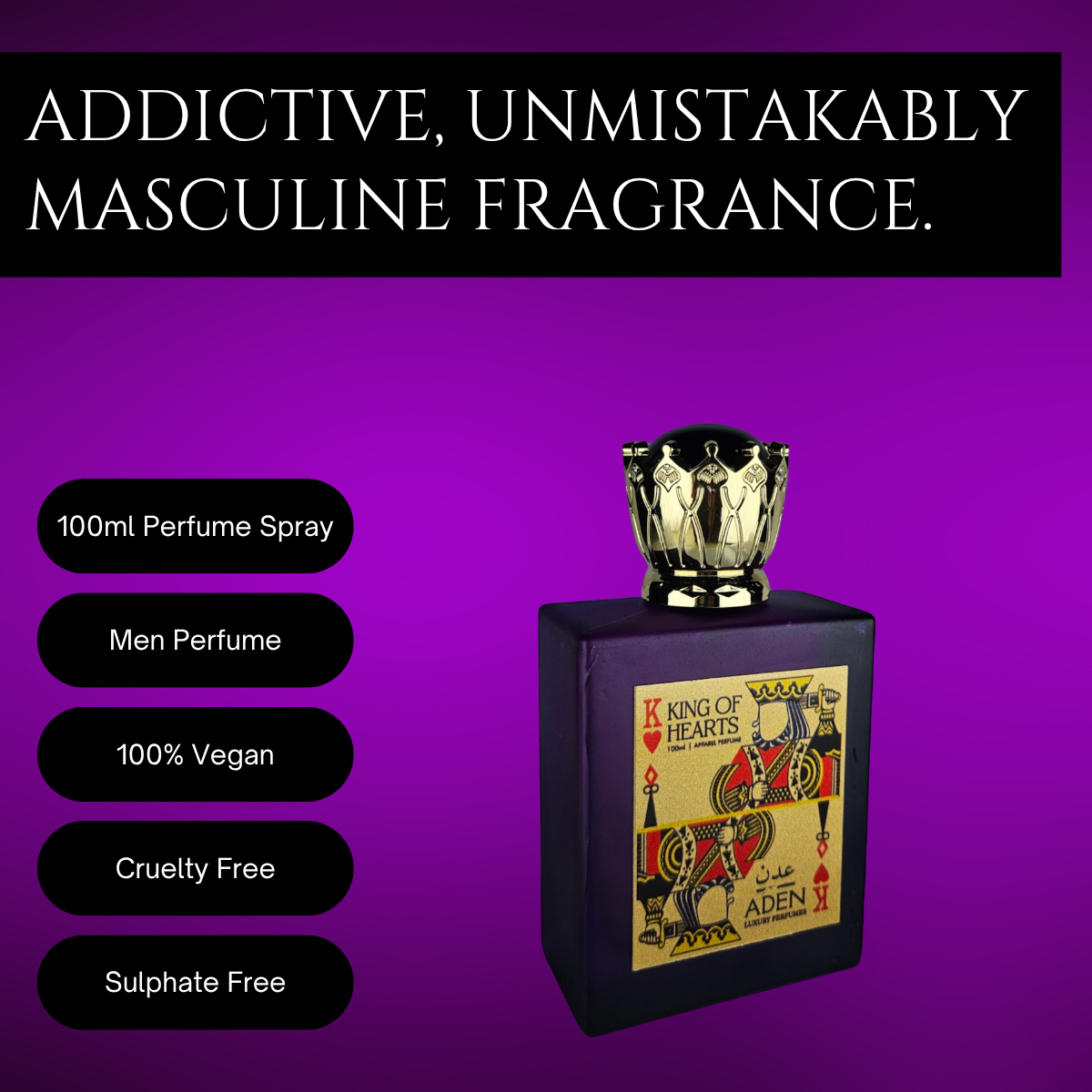 King of Hearts | Oriental Spicy Fragrance | 100ml