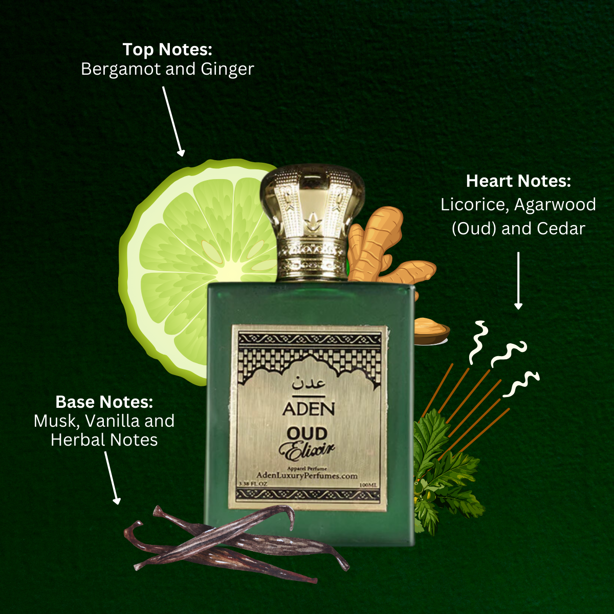 Oud Elixir | Woody Spicy Fusion Fragrance | 100ml