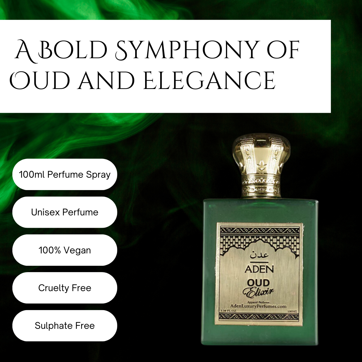 Oud Elixir | Woody Spicy Fusion Fragrance | 100ml