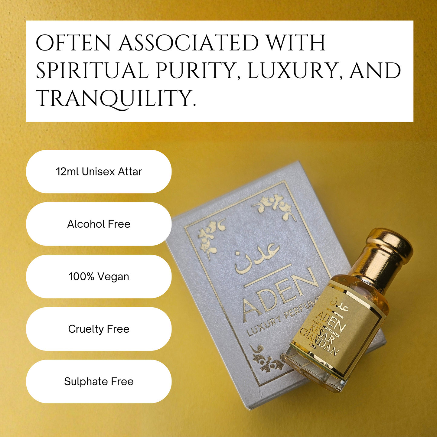 Kesar Chandan Luxury Attar Perfume - 12ml