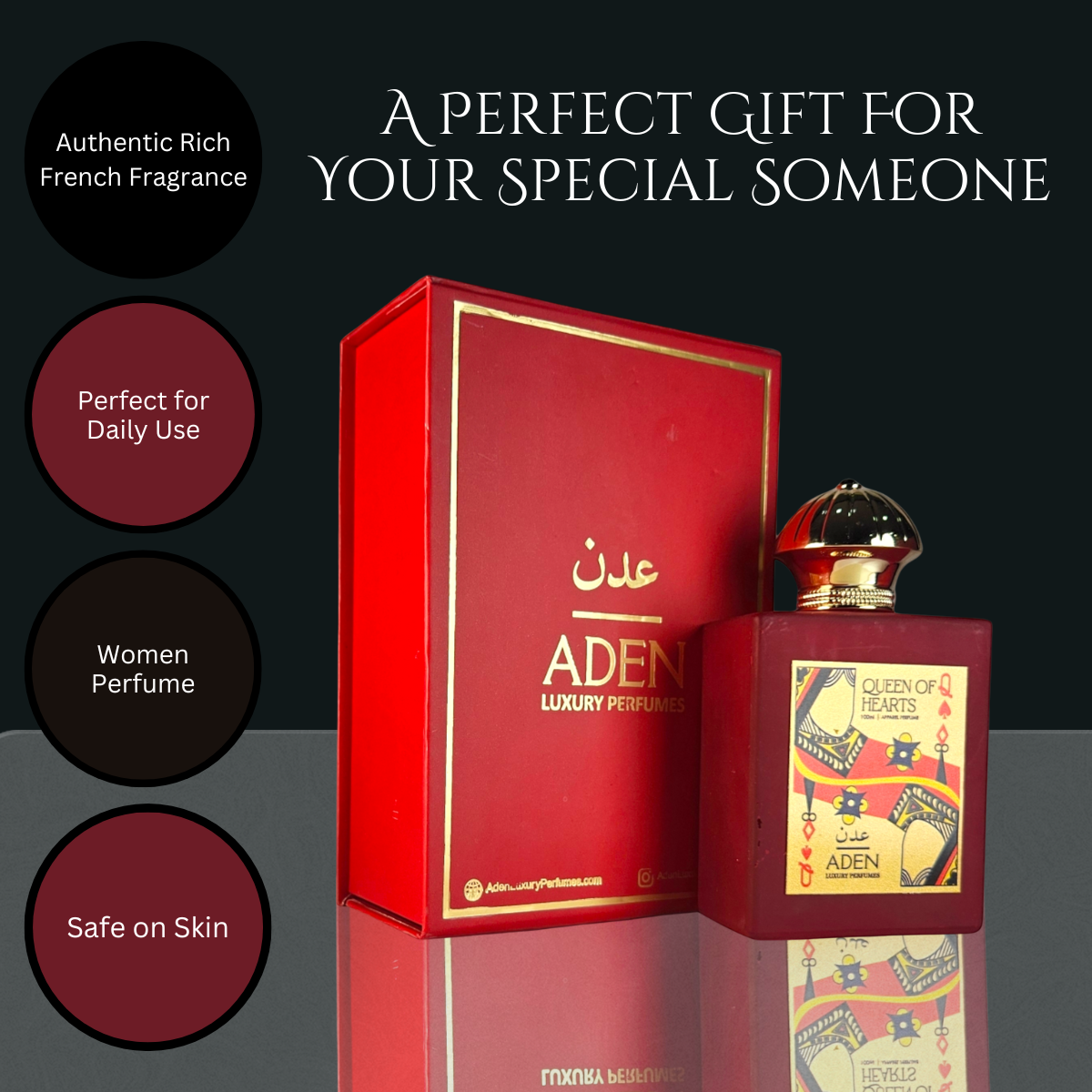 Queen of Hearts | Floral Fruity Fragrance | 100ml