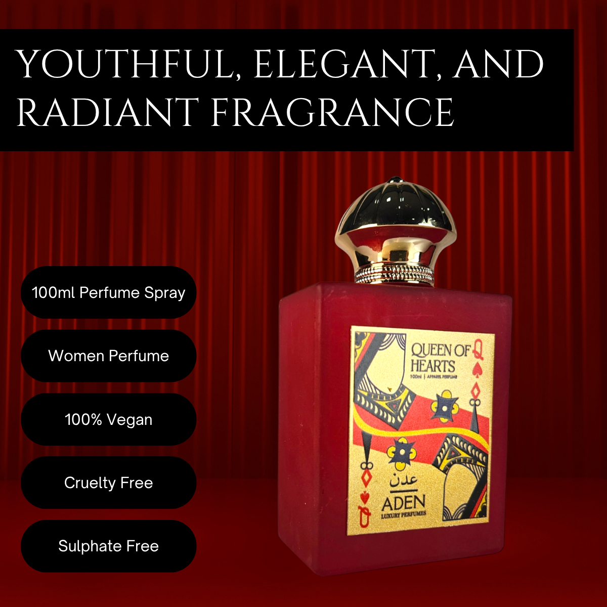 Queen of Hearts | Floral Fruity Fragrance | 100ml