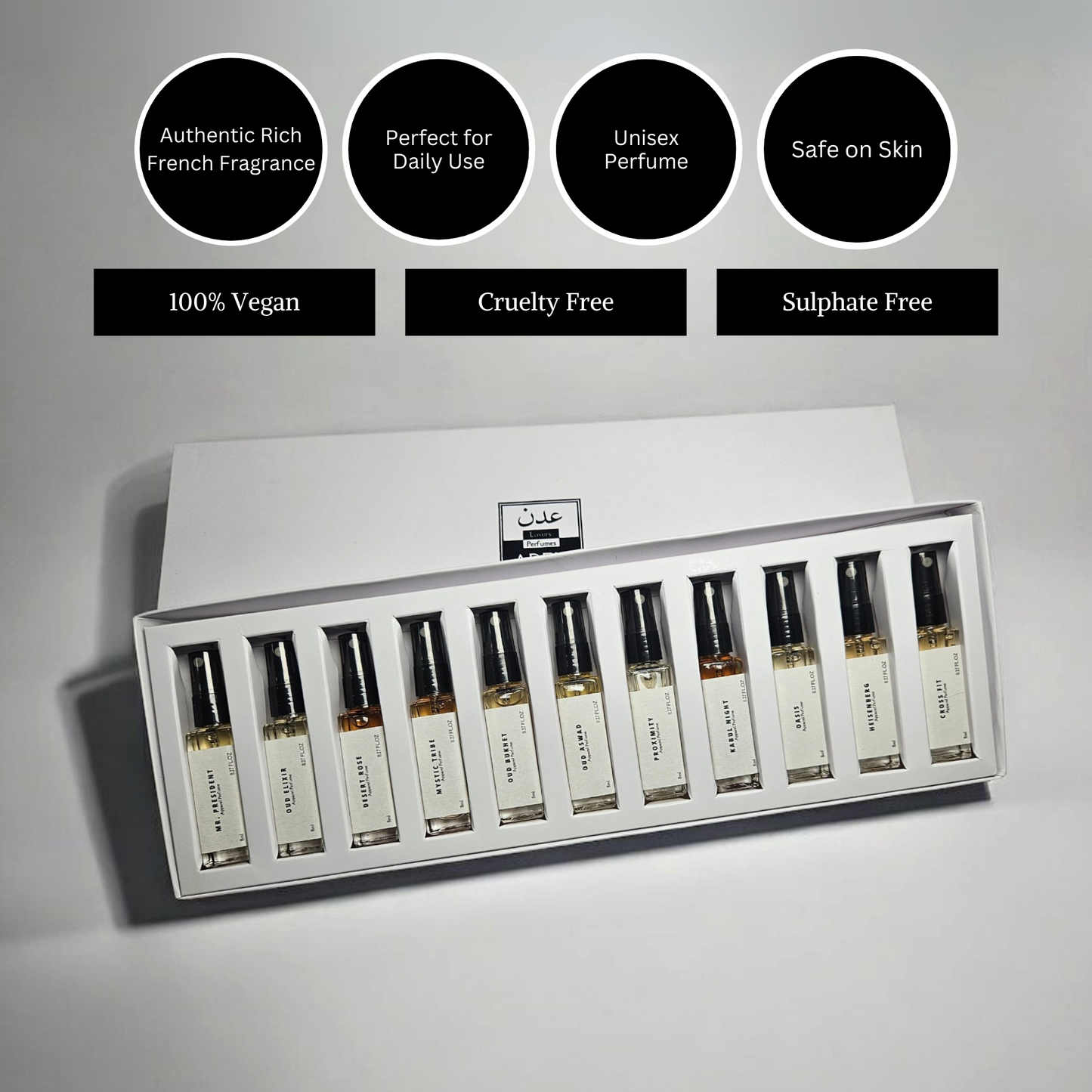 Full Collection - Set of 11 Luxury Perfumes - 8ml x 11 - Total 88ml