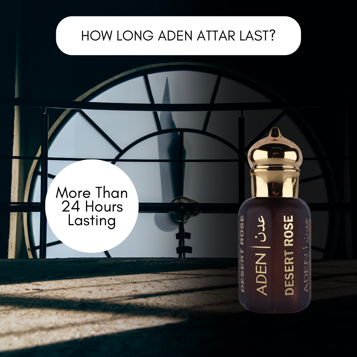 Desert Rose Luxury Attar Perfume - 12ml