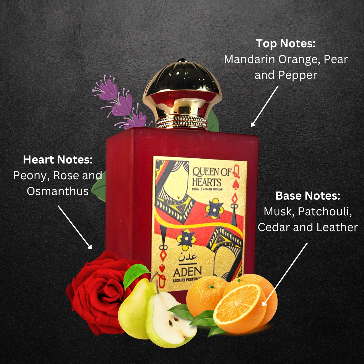 Queen of Hearts | Floral Fruity Fragrance | 100ml