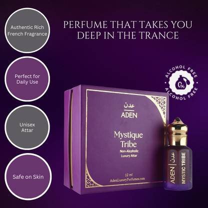 Mystic Tribe | Smoky Leather Oud Attar Fragrance | 12ml