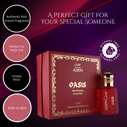 Oasis | Floral Fruity Amber Attar Fragrance | 12ml