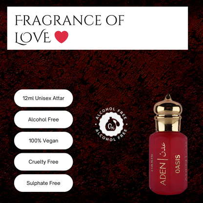 Oasis | Floral Fruity Amber Attar Fragrance | 12ml
