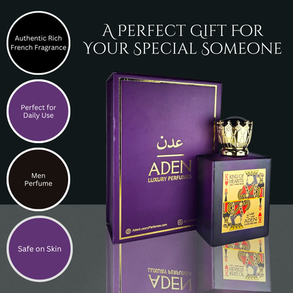 King of Hearts | Warm Spicy Woody Fragrance | 100ml