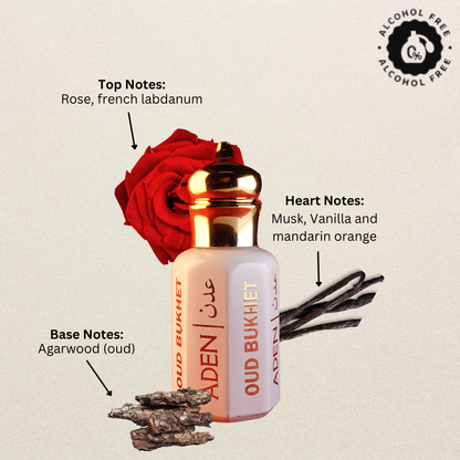 Oud Bukhet | Sweet Gourmand Oud Attar Fragrance | 12ml