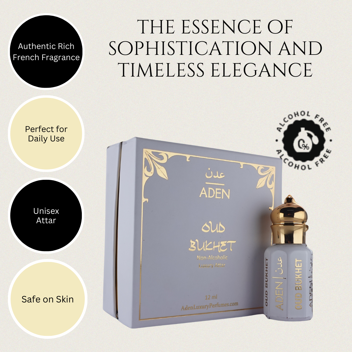 Oud Bukhet Luxury Attar Perfume - 12ml