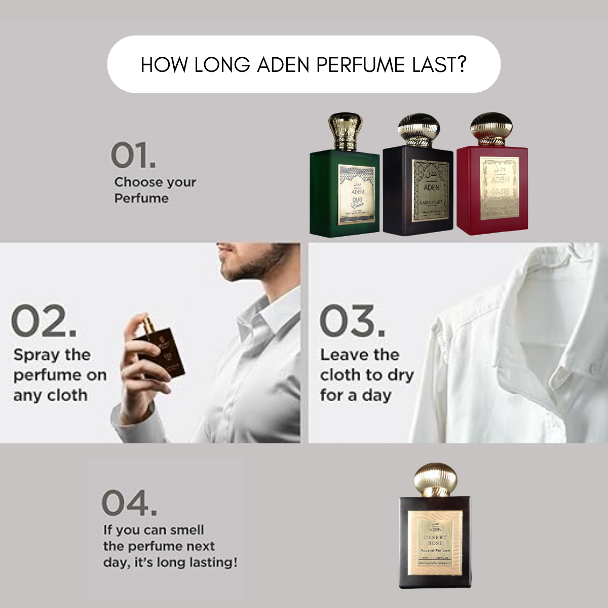 Desert Rose | Amber, Woody, Musky, Rich Royal Fragrance | 100ml