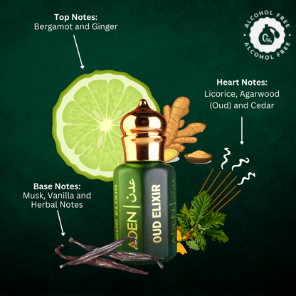 Oud Elixir | Woody Spicy Oud Attar Fragrance | 12ml