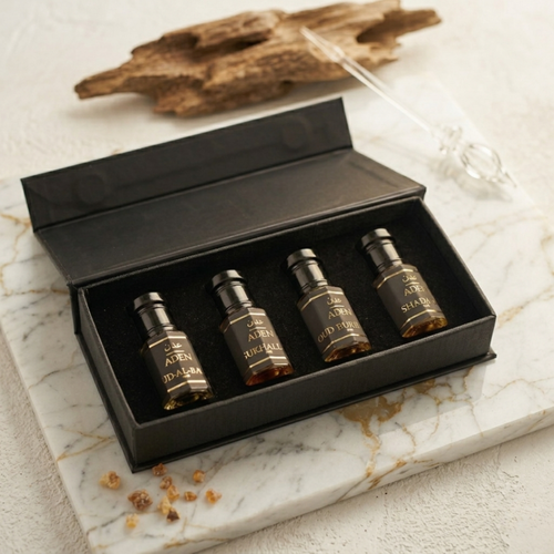 Middle Eastern Oud Attar Combo | 4 x 6ml Premium Non-Alcoholic Set