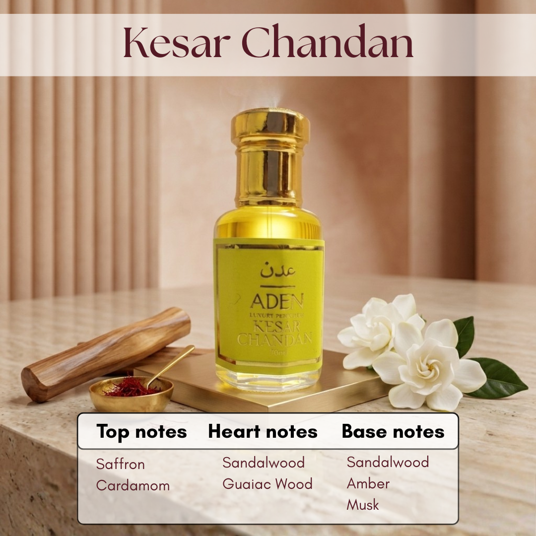 Traditional Attar Combo Set | 6 x 12ml Non-Alcoholic Perfume Oils