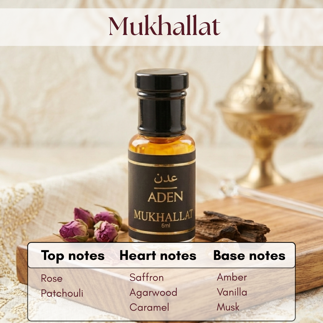 Middle Eastern Oud Attar Combo | 4 x 6ml Premium Non-Alcoholic Set