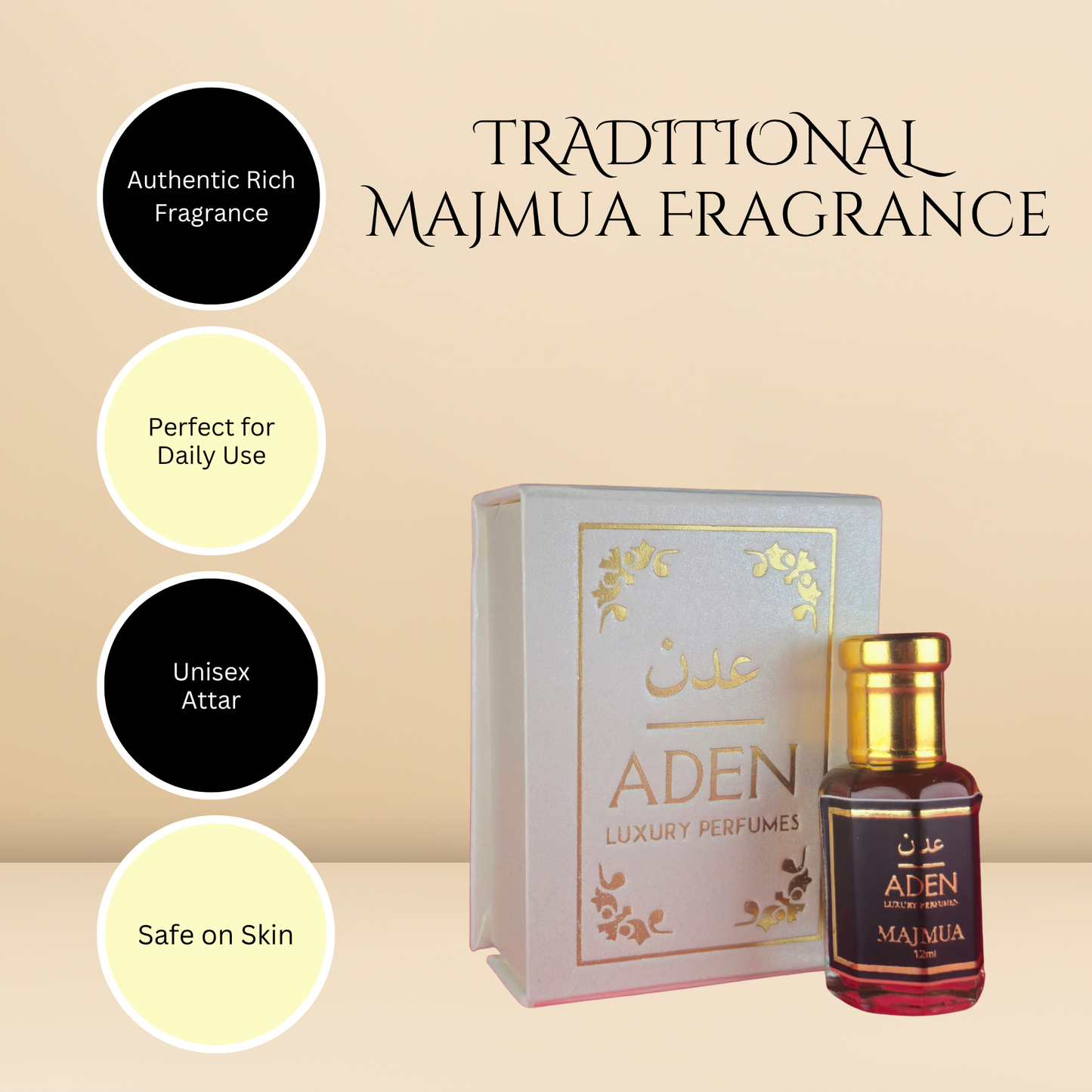 Majmua | Woody Earthy Musky Attar Fragrance | 12ml