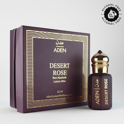 Desert Rose | Fruity Floral Amber Attar Fragrance | 12ml