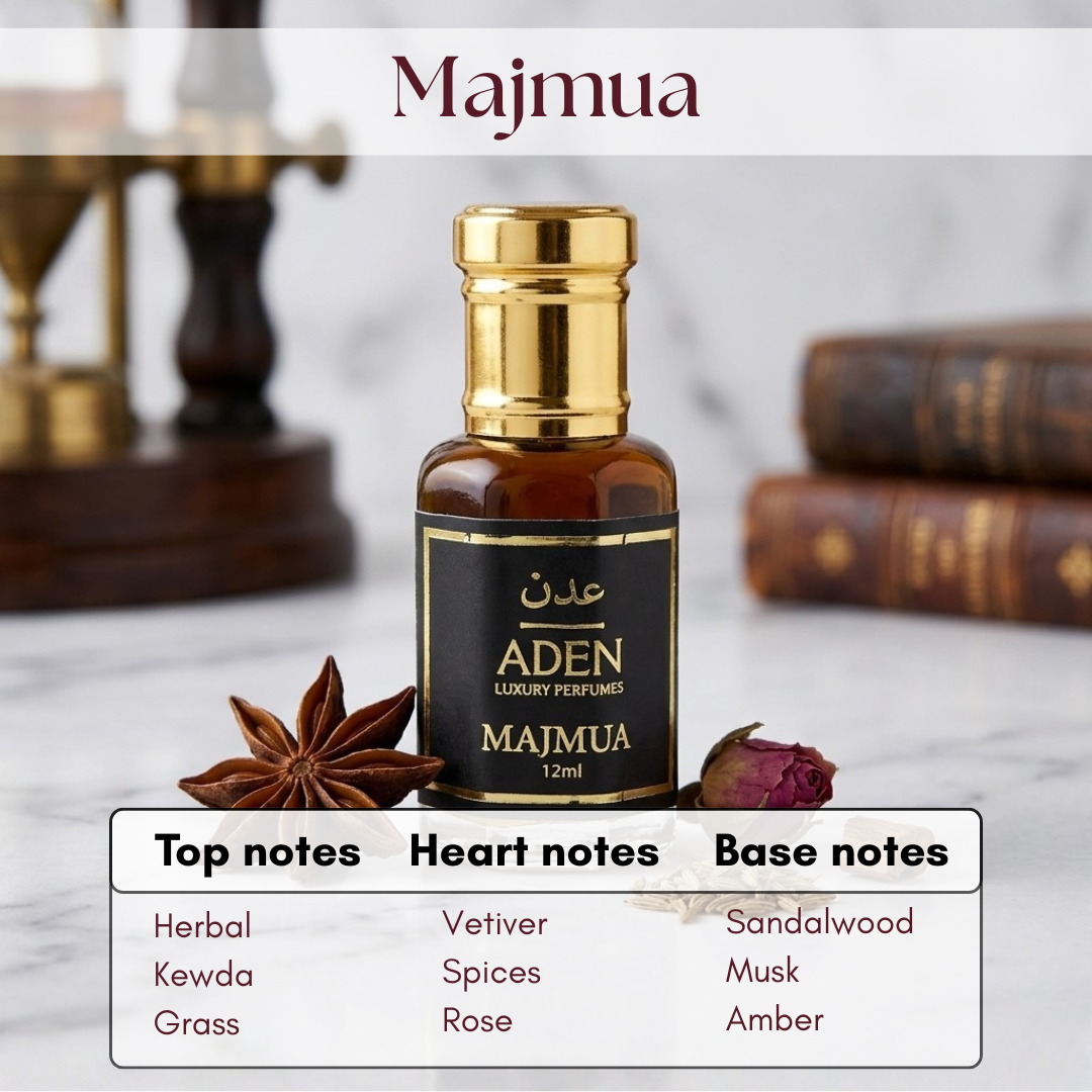 Traditional Attar Combo Set | 6 x 12ml Non-Alcoholic Perfume Oils