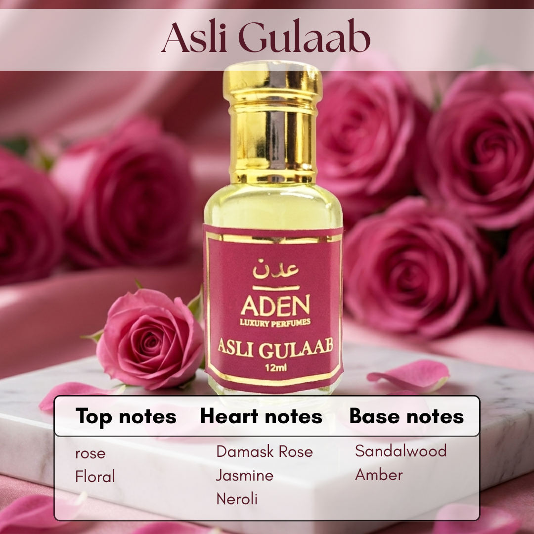 Traditional Attar Combo Set | 6 x 12ml Non-Alcoholic Perfume Oils