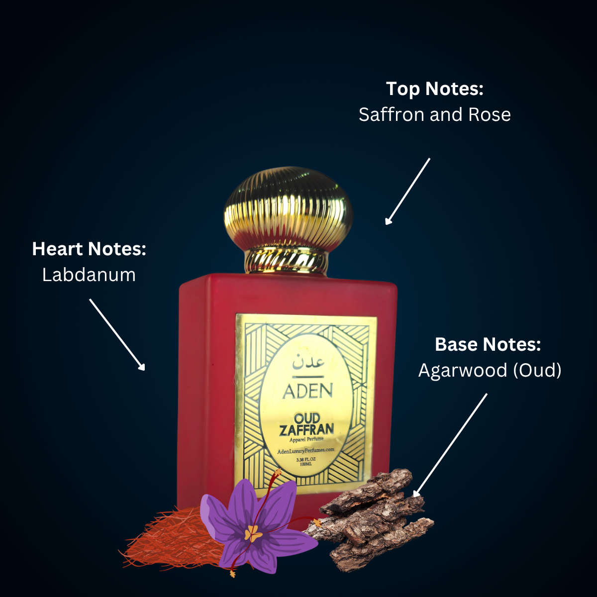 Oud Zaffran | Spicy Saffron Fragrance | 100ml