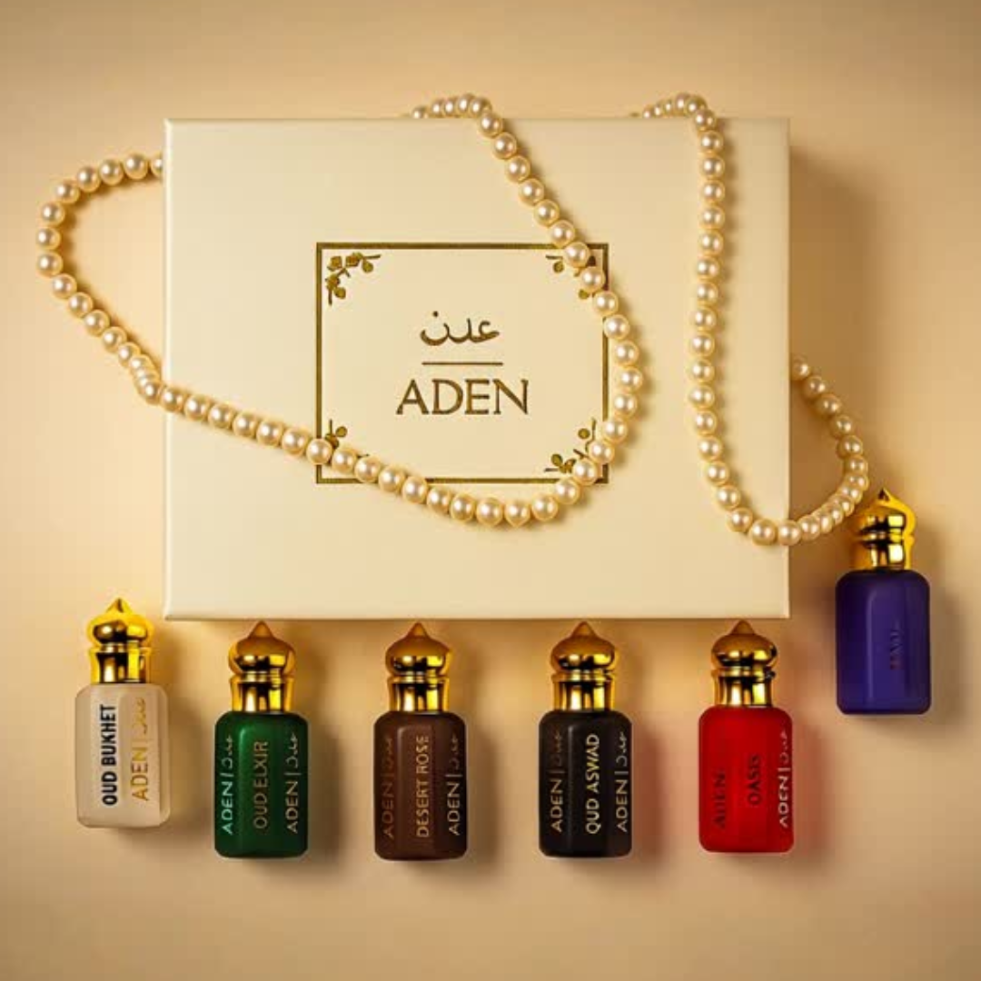 Luxury Attar Combo Set | 6 x 12ml Non-Alcoholic Perfume Oils