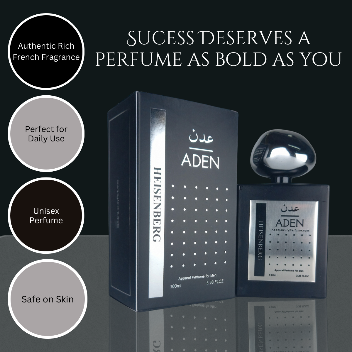 Heisenberg | Fresh & Spicy, Office Wear Fragrance | 100ml