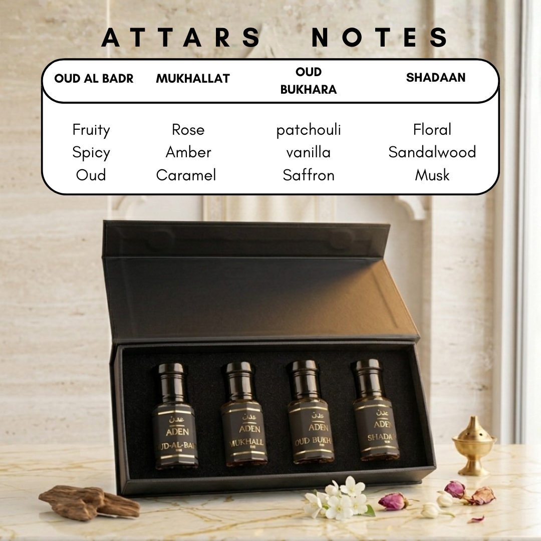 All in One Attar Collection | 12 x 6ml Premium Non Alcoholic Attars