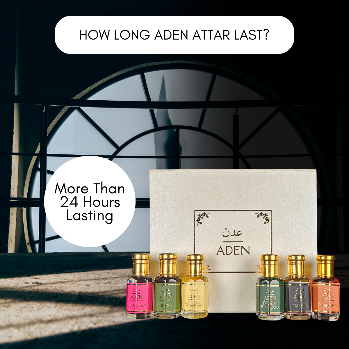 6 x 12ml Non Alcoholic Traditional Attar Combo