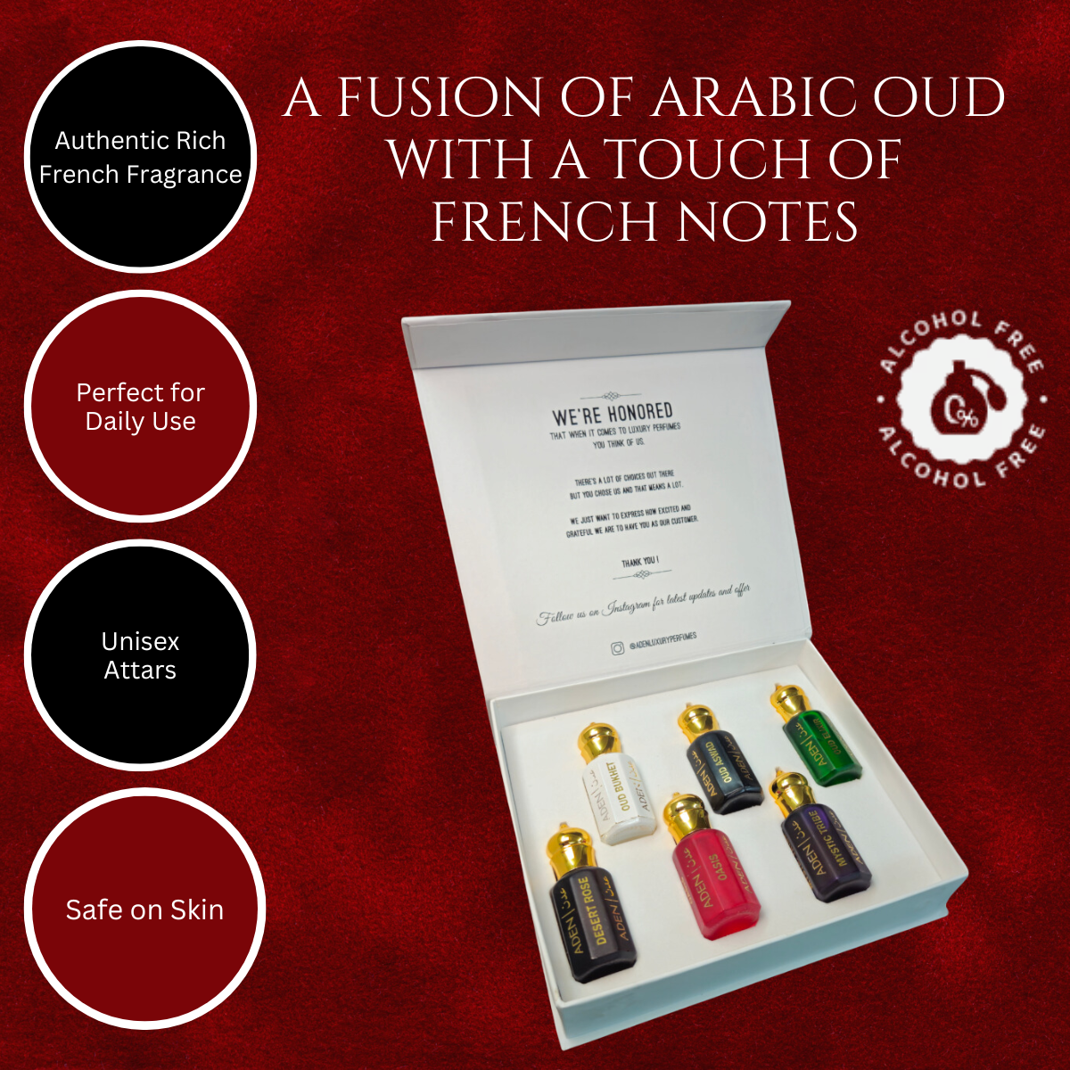 Non Alcoholic Luxury Attars Combo Pack